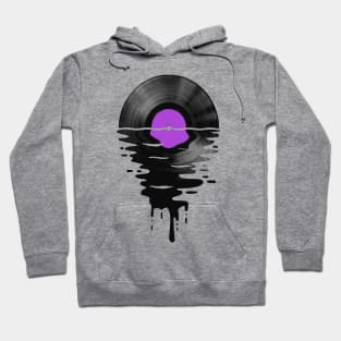 Vinyl LP Music Record Sunset Purple Hoodie